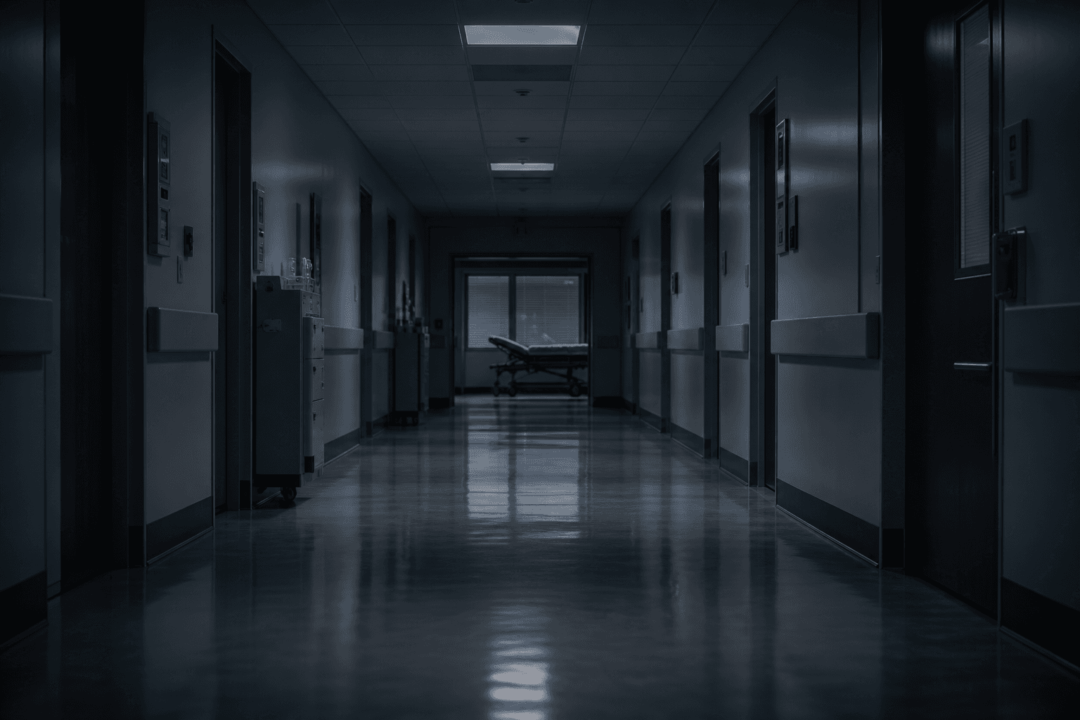 Quiet hospital corridor representing an Orlando medical malpractice wrongful death case
