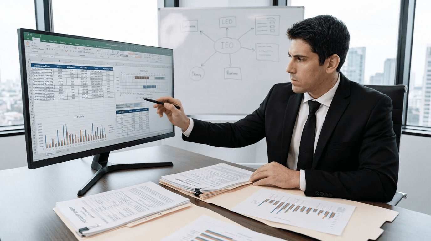 Abogado de accidentes de camión analizando el caso con cliente